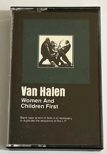 Van Halen Cassette Women And Children First - Picture 1 of 8