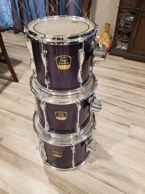 Yamaha Stage Custom Advantage Toms, 10",12", and 14" - Image 1 of 4