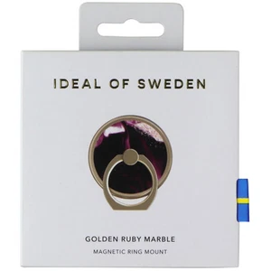 iDeal of Sweden Magnétique Bague Support Prise / Pied - Doré Rubis Marbre - Photo 1 sur 3