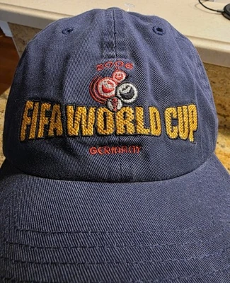 Copa Mundial de Fútbol de la FIFA Alemania 2006 Adidas Gorra Talla Ajustable, Nueva Foto 1 de 4