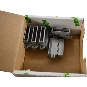 Pack of 5 NEW Wago 231-606/019-000 6 Position Terminal Block Plug, Male Pins 0.1 - Picture 1 of 4