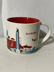 Taza de café Starbucks Alabama You Are Here Collection 2017 taza de 14 oz - Imagen 1 de 7