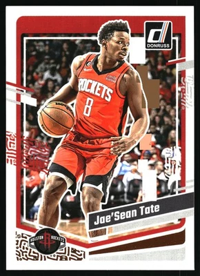 2023-24 Donruss #171 Jae'Sean Tate Houston Rockets - Image 1 of 2