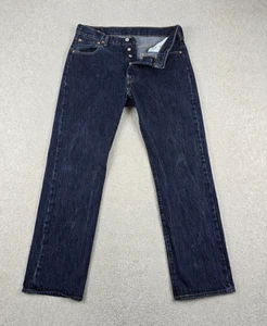 Levis 501 Original Fit Jeans Herren 34 x 32 (33 x 30) Straight Button Fly Denim - Bild 1 von 17