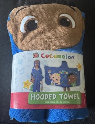 Envoltura de toallas con capucha para niños Cocomelon 24x 50 pulgadas acogedora y divertida Foto 1 de 3
