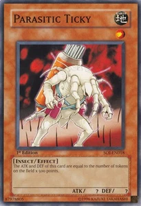 Parasitic Ticky Common Shadow of Infinity YuGiOh Card - Picture 1 of 1