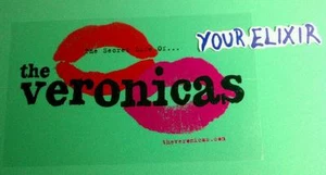 THE VERONICAS SECRET LIFE OF LIPS FALLS DESMORONA ESTUCHE Tablero VER A TRAVÉS DE PEGATINA TRANSPARENTE - Imagen 1 de 3