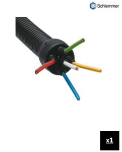 Schlemmer 8501076 NW 13 Conductos PVC Tapa Extremo (6 Ojos de Cable) - Paquete de 1 - Imagen 1 de 2