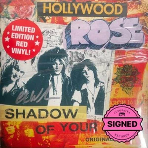 Hollywood Rose - Shadow of Your Love - Reckless Life (Vinile Rosso 7" - Firmato da C - Foto 1 di 1