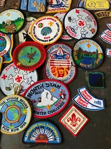 Vintage Patches Pick One Iron On Sew On Cloth gold green White Blue Patch - Picture 1 of 60