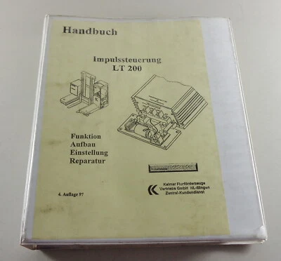 Manual De Taller Kalmar Carretilla Elevadora Control De Impulso LT 200 - Imagen 1 de 3