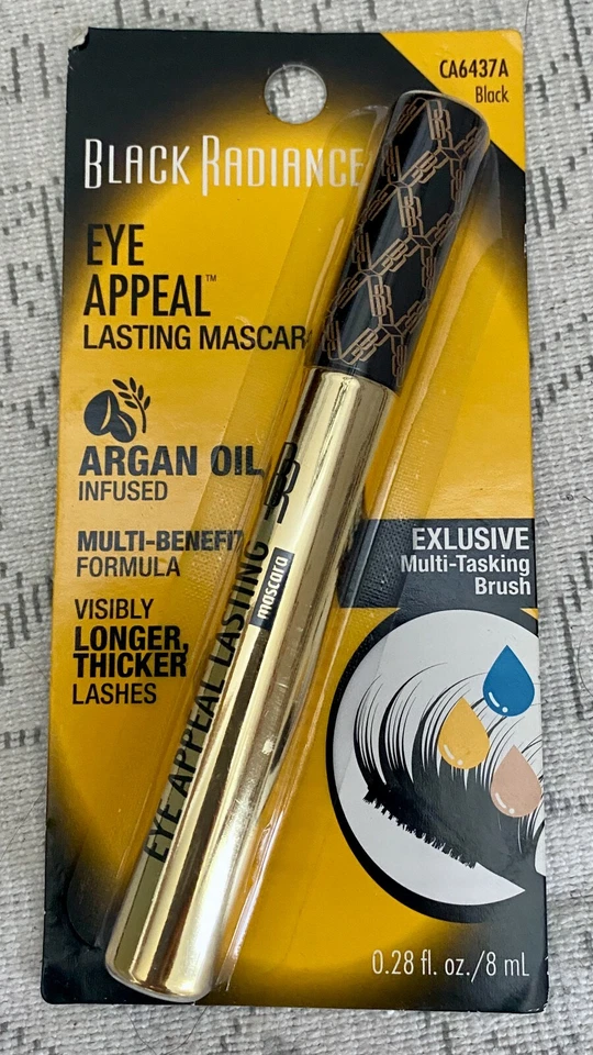 NWT Black Radiance Eye Appeal Lasting Mascara Argan Oil CA6437A Black (Sealed) - Image 1 of 1