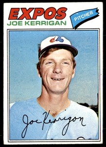 1977 Topps Joe Kerrigan RC Montreal Expos #341
