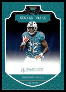 2016 Panini Card #244 Kenyan Drake Miami Dolphins Rookie - Picture 1 of 2