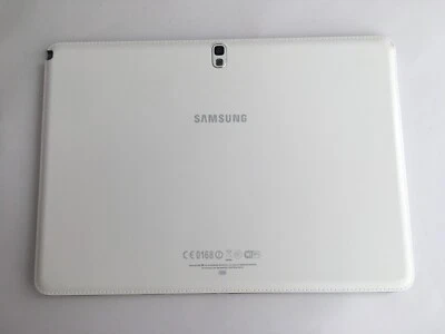 Samsung Galaxy Note 10.1 2014 SM-P600 Tablet Rear Plastic Cover White Edition - Image 1 of 4