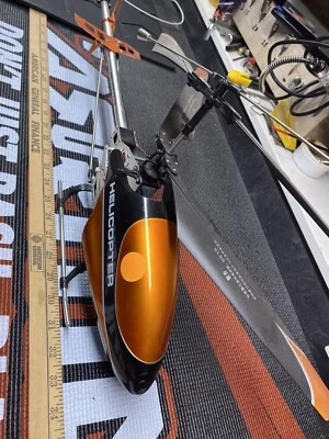 Volcanoes Huge 27" Co-Axial Helicopter {USED Untested: For Parts Only} USA Ship - Image 1 of 4