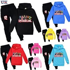 Kids ROBLOX Hoodie Tracksuit Set Hooded Jumpers Pants Suit Sweatshirt Sportswear