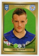 Panini FIFA 365 2017 #131 JAMIE VARDY LEICESRER CITY MINT sticker