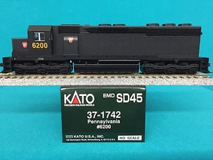 37-1742 Kato SD45 Pennsylvania Locomotive #6200 DCC Ready HO Scale PRR New - Picture 1 of 1