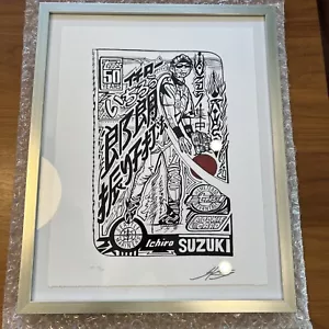 Ichiro Suzuki HOF Topps PROJECT 2020 FINE ART PRINT #15/20 COA Artist Proof JK5 - Picture 1 of 9