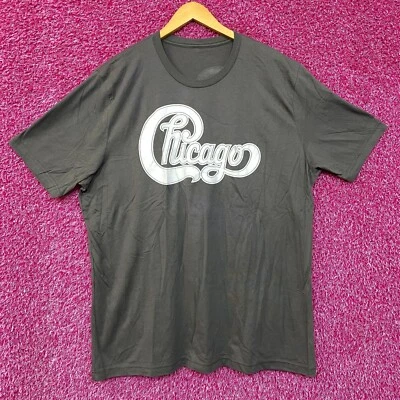 Chicago Spell-out Band Logo Soft Jazz Rock Band Tee 2X - Image 1 of 4