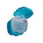 Portable Denture Container Cleaning Case Holder Storage Box