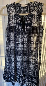 beachlunchlounge sleeveless dress batik print girls XL / petites XS - Picture 1 of 12