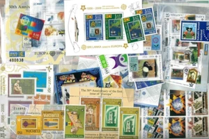 EUROPA CEPT-50th anniversary, 50  different countries ,complete mint sets and SS - Picture 1 of 9