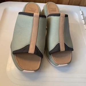 Sorel Womens Black Comfort Insole Platform Sandals 10 Medium (B,M) - Picture 1 of 7