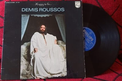 DEMIS ROUSSOS ** Happy To Be... ** ORIGINAL 1976 Spain GATEFOLD LP - Image 1 of 4