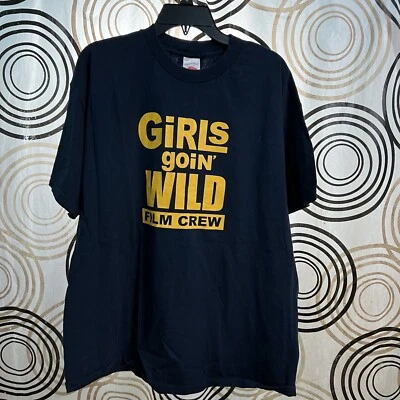Camiseta de Colección Niñas Goin Wild Film Crew Talla XL Camiseta Azul/Amarillo Ancla Azul Foto 1 de 4