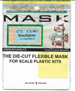 Eduard Beaufighter Masks for the Hasegawa Kit in 1/72 CX 007 DO - Picture 1 of 1