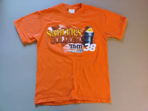 Elliott Sadler Chase Authentics Sadler's Soldiers M&m T-shirt Sz S Cover