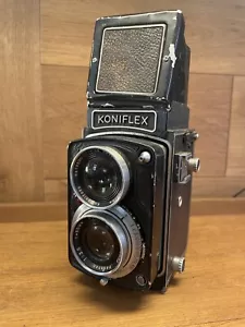 *LESEN: Ist-Zustand* Konica Koniflex I analoge TLR-Kamera Hexanon 85 mm f/3,5 aus Japan - Bild 1 von 18