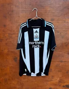 CAMISETA DE FUTBOL LOCAL DEL NEWCASTLE UNITED 2007/2009 ADIDAS TALLA L - Imagen 1 de 10
