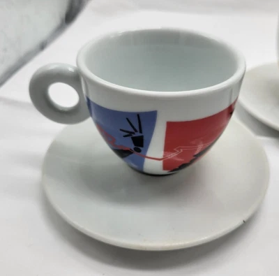 Illy Art Collection Tasse à expresso et Sous Tasses  Pedro Almodovar neuf - Photo 1/3