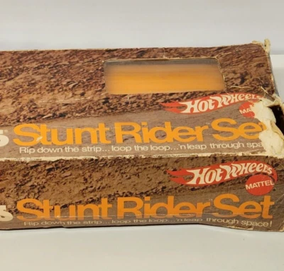1970 Hot Wheels Rumblers Stunt TRACK ONLY No Rider Loop Ramp Boxed 48' Track - Image 1 of 4
