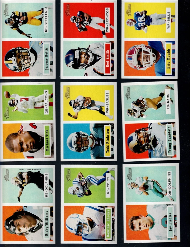 2002 Topps HERITAGE Football Cards Complete Your Set BUY MORE SAVE MORE - Image 1 of 4
