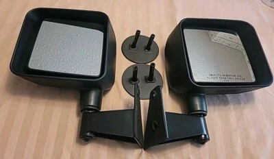 Par de espejos retrovisores de puerta Rugged Ridge negros 07-18 Jeep Wrangler JK derecha e izquierda Foto 1 de 4