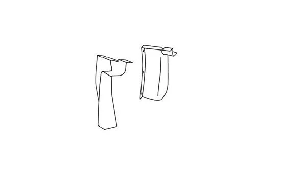 1978 1979 1980 OLDSMOBILE CUTLASS FRONT SIDE BUMPER QUARTER FILLERS 2 DOOR COUPE - Изображение 1 из 1