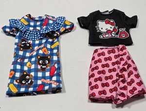 Mattel Barbie Puppe Chococat Hello Kitty Sanrio Shirt, Rock, Kleid NEUWERTIG Set - Bild 1 von 5