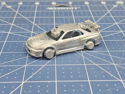 Hot Wheels 2024 Prototype Mold Body Raw Nissan Skyline Gtr Bnr R34 Zamac Shell - Image 1 of 4