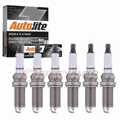 6 bujías Autolite doble platino para BMW X3 2007-2010 3,0 L L L6 vl Foto 1 de 4