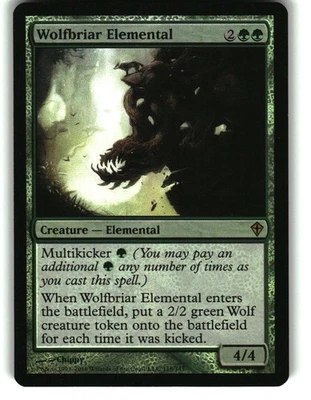 Magic the Gathering - Worldwake Wolfbriar Elemental 2010 118 Rare Foil - Image 1 of 2