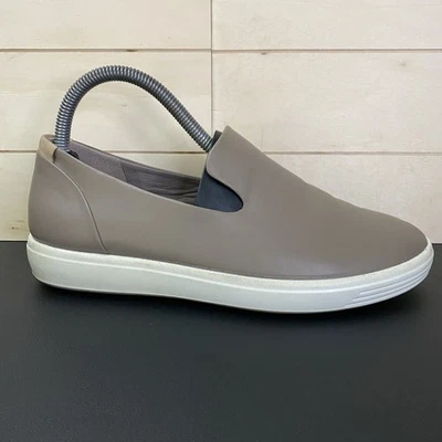 Ecco Soft 7 Slip-Ons Taupe Women's Size 6.5 Shoes Leather EU37 - Image 1 of 4