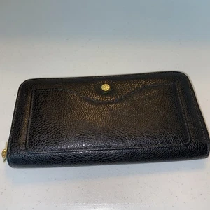 Portafoglio donna pelle nero oro - Foto 1 di 9