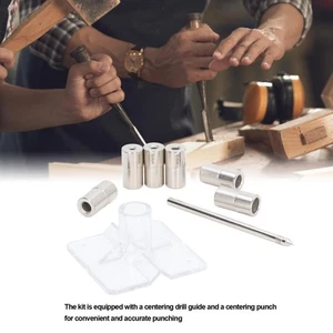 Kit de plantilla de pasador autocentrante de 8 piezas 6 tamaños ID taladro de buje de acero de aleación Bi \ - Imagen 1 de 16