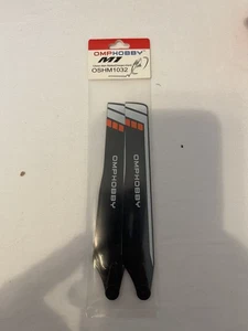 OMP Hobby M1 125mm Main Blades (Hard) Orange tips - Picture 1 of 1