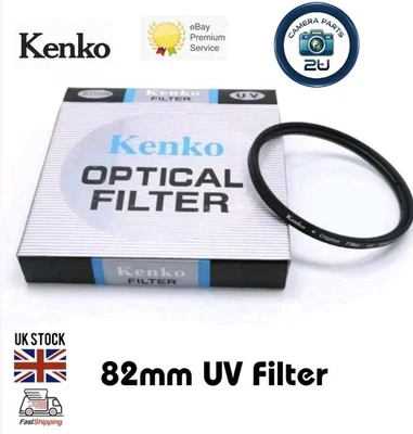 Kenko 82mm UV Digital Filter Lens Protector for Digital Camera UK Stock - Image 1 of 4