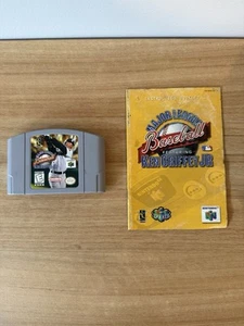 Major League Baseball Featuring Ken Griffey Jr. N64 Game + Manual (NM) – Tested - Picture 1 of 12